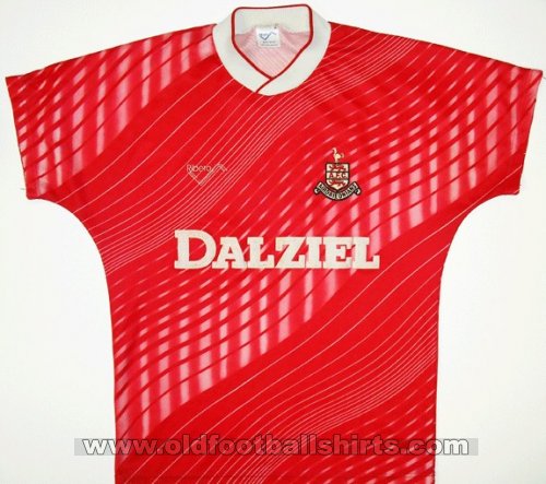 Airdrieonians F.C. Away football shirt 1990 - 1991