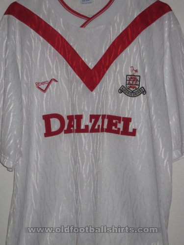 Airdrieonians F.C. Home football shirt 1990 - 1991