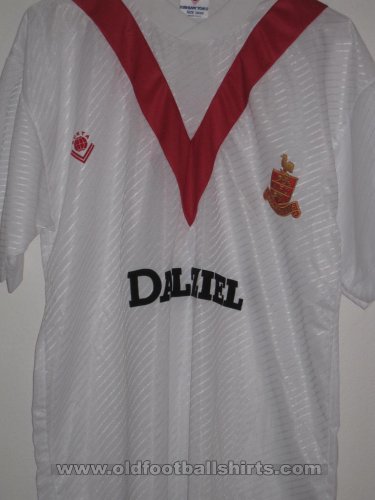 Airdrieonians F.C. Home football shirt 1989 - 1990