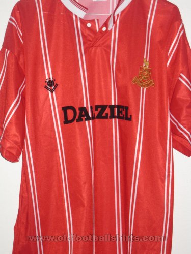 Airdrieonians F.C. Away football shirt 1989 - 1990