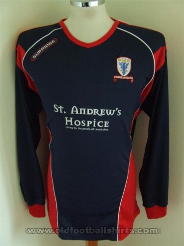 Airdrieonians F.C. Away football shirt 2009 - 2010