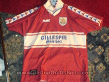 Airdrieonians F.C. Away football shirt 1998 - 1999