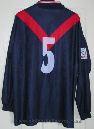 Airdrieonians F.C. Away football shirt 2000 - 2001
