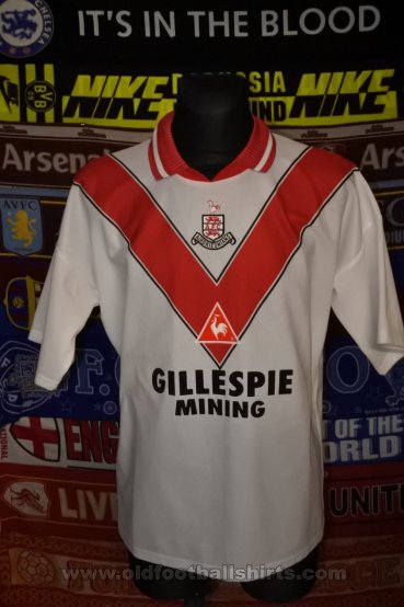 Airdrieonians F.C. Home football shirt 1996 - 1997