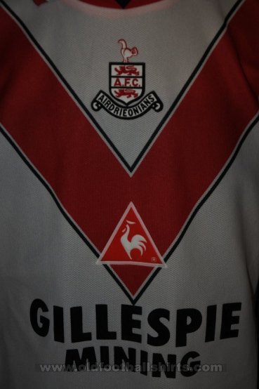 Airdrieonians F.C. Home football shirt 1996 - 1997