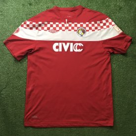 Balestier Khalsa FC  Home football shirt 2015 sponsored by Civic