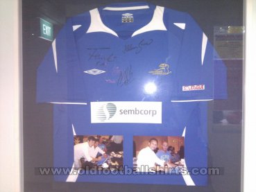 Woodlands Wellington FC  Away football shirt 2009