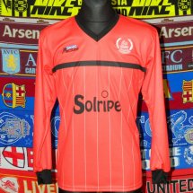 Clyde Away football shirt 1984 - 1986 sponsored by Solripe