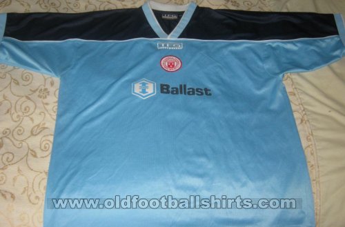 Hamilton Academical Away football shirt 2001 - 2003