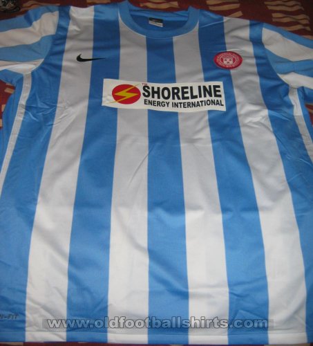 Hamilton Academical Away football shirt 2010 - 2011