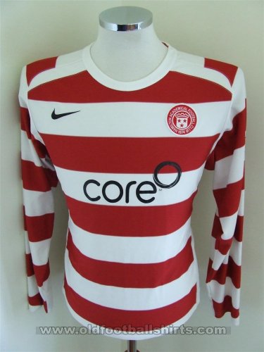 Hamilton Academical Home football shirt 2007 - 2009