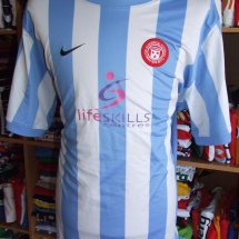 Hamilton Academical Away football shirt 2011 - 2012 sponsored by Lifeskills Centres