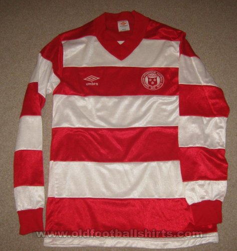 Hamilton Academical Home football shirt 1981 - 1982