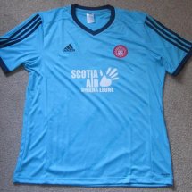 Hamilton Academical Away football shirt 2015 - 2016 sponsored by Scotia-Aid