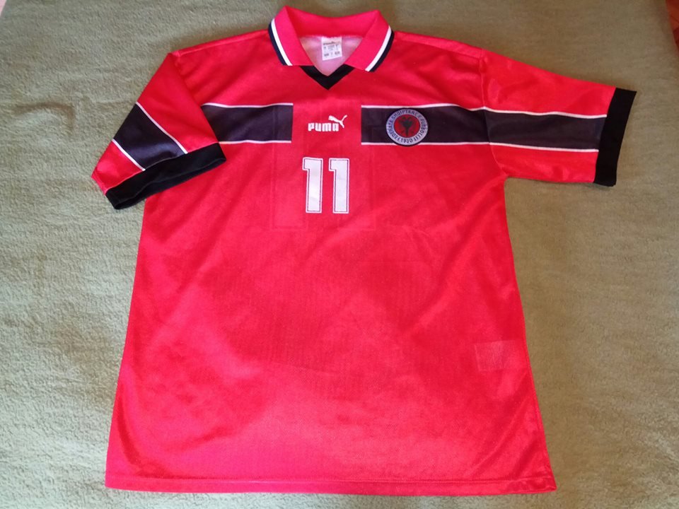 BNWT Umbro Size XL Albania 2005-2006 home football shirt soccer jersey