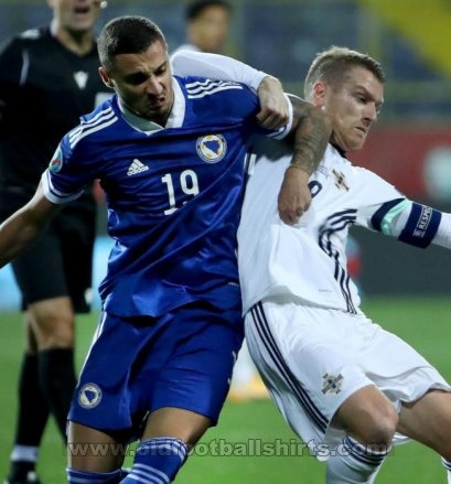 Bosnia and Herzegovina Home football shirt 2020 - 2022.