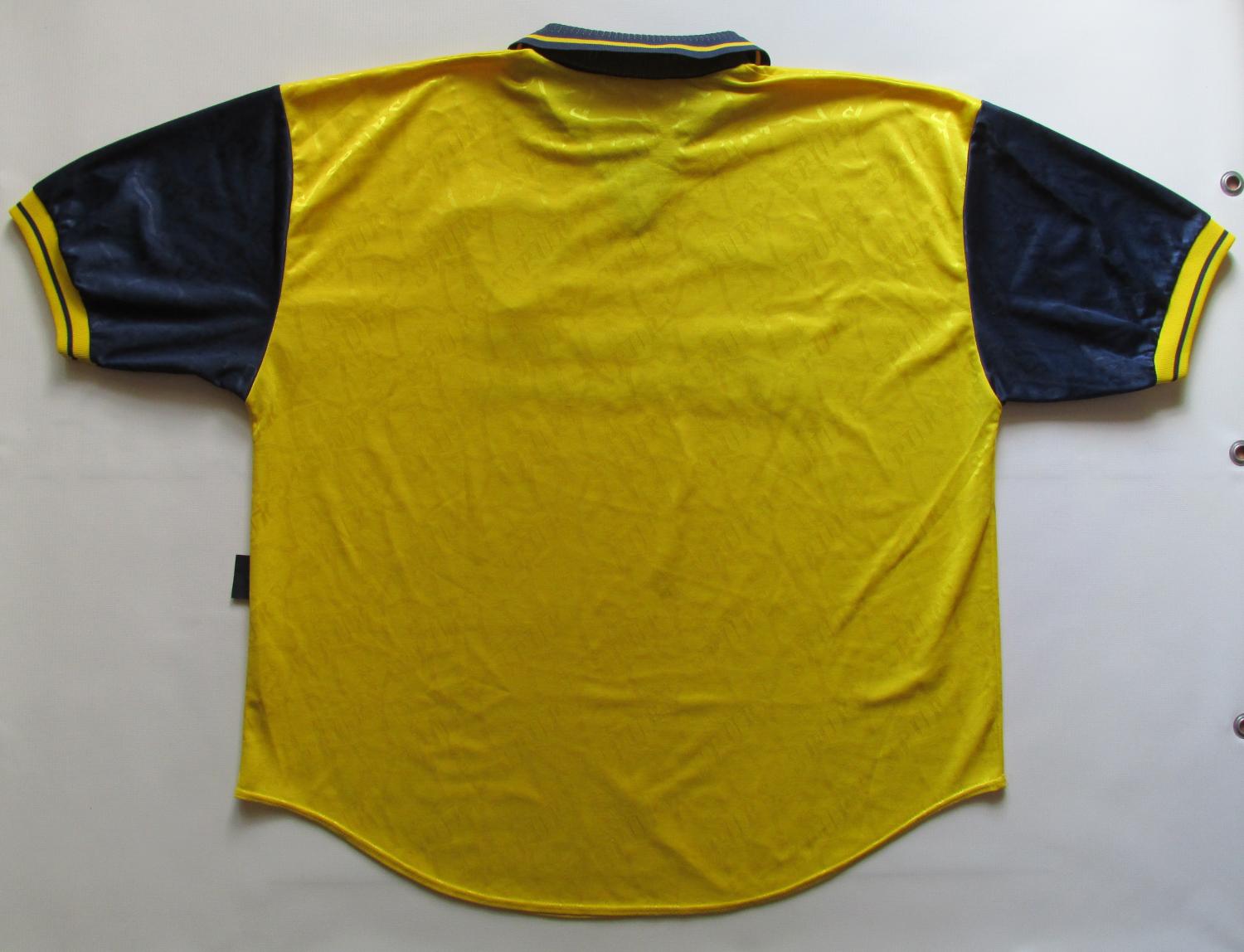 Tottenham Hotspur Away football shirt 1995 - 1997. Sponsored by Hewlett ...