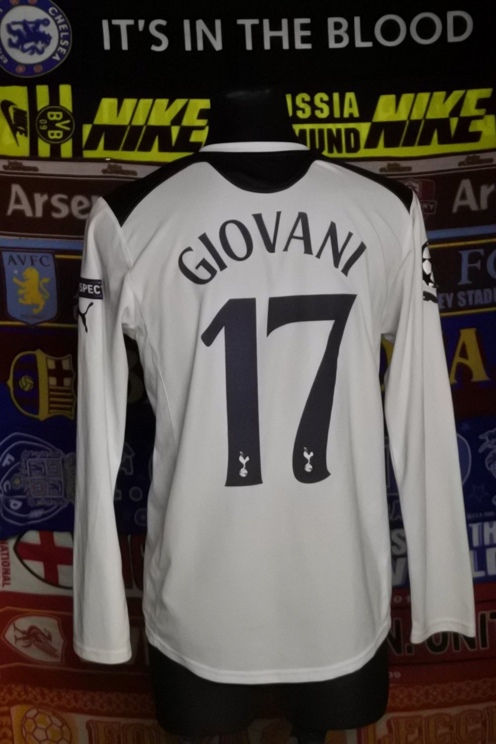 Maillot De Football Tottenham Hotspur 2010/2011 Troisième Kit - Taille XL - Original Rare - Occasion