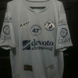 Club Atletico General Lamadrid Away football shirt 2008 - 2009 sponsored by Devoto Shopping