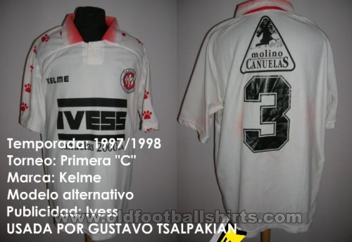 Canuelas FC Away football shirt 1998