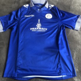 Queen of the South Home football shirt 2015 - 2016 sponsored by KBT Pharmacy