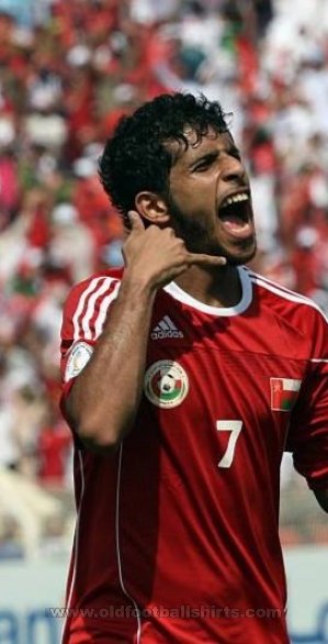 Oman Home fotbollströja 2010 - 2012