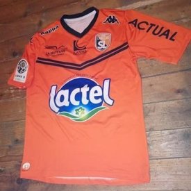 Stade Lavallois Mayenne FC Home football shirt 2015 - 2016 sponsored by Lactel