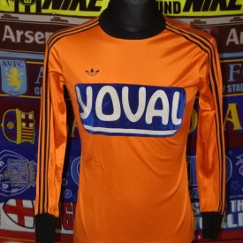 Stade Lavallois Mayenne FC Home football shirt 1979 - 1980 sponsored by Yoval