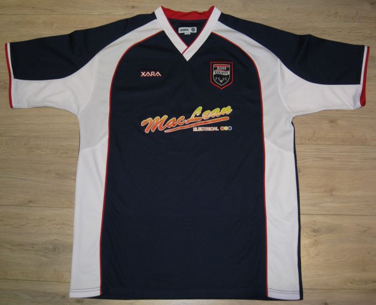 Ross County Home football shirt 2004 - 2005.