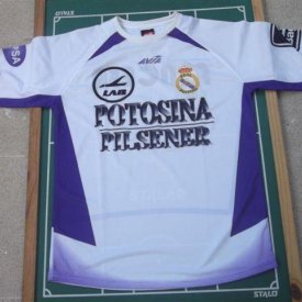 Real Potosi Home football shirt 1999 - 2003 sponsored by Potosina Pilsener