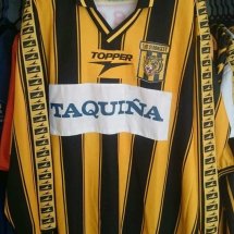 The Strongest La Paz Home football shirt 1998 - 1999 sponsored by Taquiña