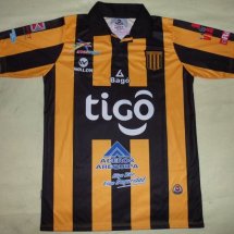 The Strongest La Paz Home football shirt 2015 - 2016 sponsored by Tigo