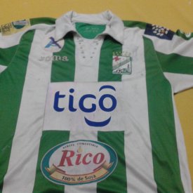Oriente Petrolero Home football shirt 2009 - 2010 sponsored by Tigo