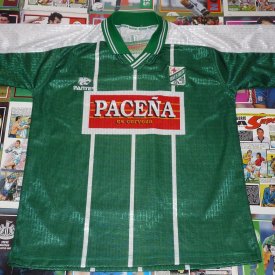 Oriente Petrolero Home football shirt 2001 - ? sponsored by Pacena
