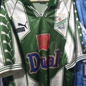 Oriente Petrolero Home football shirt 1999 sponsored by Ducal