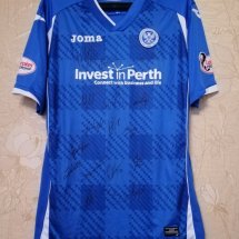 St Johnstone Home football shirt 2015 - 2016 sponsored by Invest in Perth