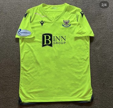 St Johnstone Goalkeeper football shirt 2020 - 2021