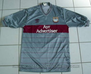 Ayr Away football shirt 1987 - 1988