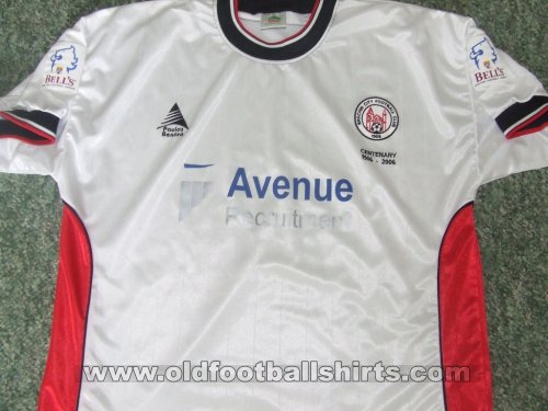 Brechin City Away football shirt 2005 - 2006