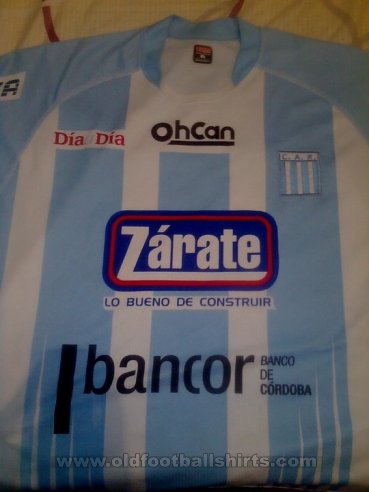 Racing de Cordoba Home football shirt 2010 - 2011