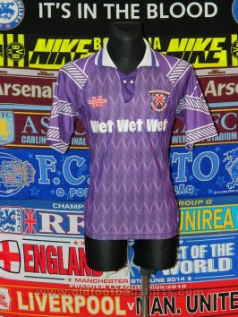 Clydebank Away football shirt 1993 - 1995