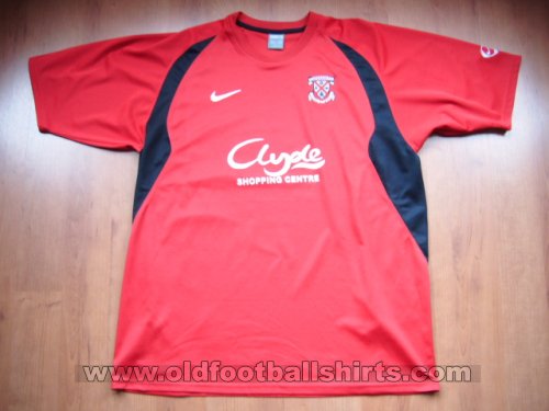Clydebank Away football shirt 2008 - 2010