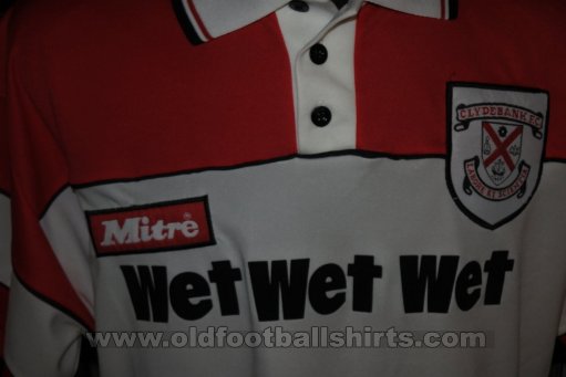 Clydebank Home football shirt 1995 - 1997