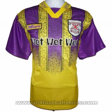 Clydebank Away football shirt 1995 - 1997