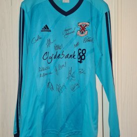 Clydebank Home football shirt 2014 - 2015 sponsored by Coop