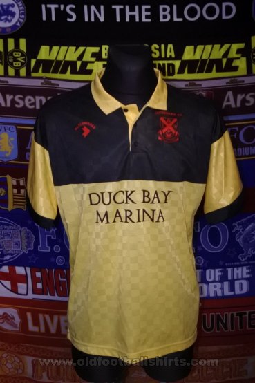 Clydebank Away football shirt 1990 - 1991