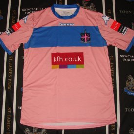 Dulwich Hamlet FC Home football shirt (unknown year) sponsored by kfh.co.uk