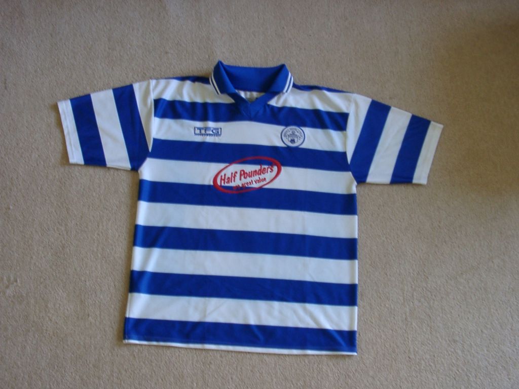 T-shirt de football Greenock Morton FC Cloud Design flambant neuf