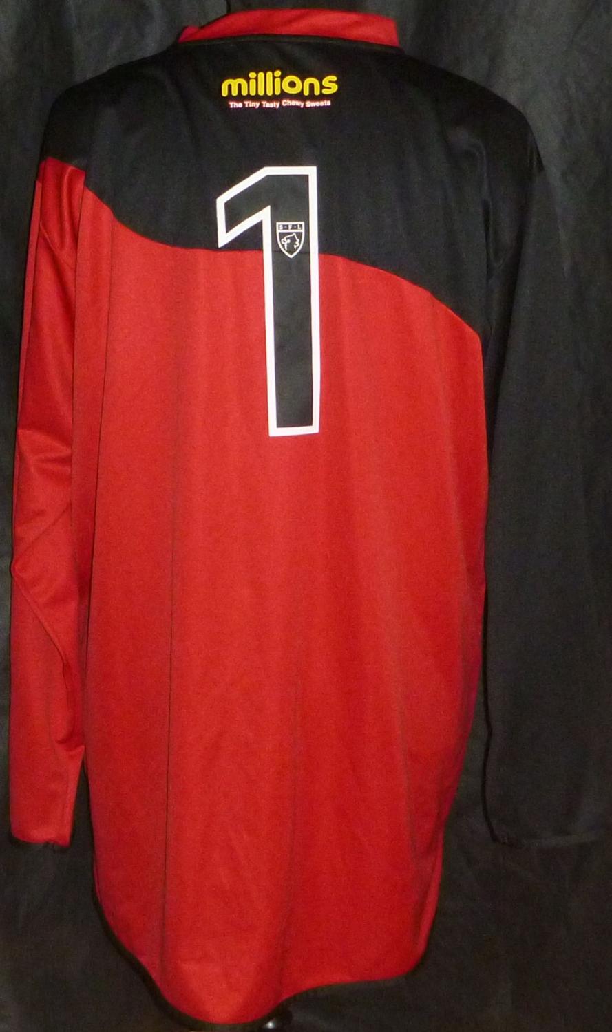 Maillot Foot Vintage Greenock Morton FC 1979/80 – Extérieur Rouge, Taille M