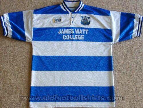 Greenock Morton Home maglia di calcio 1996 - 1997